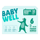 Bild: BABYWELL Premium Windeln Monatspack Gr.6, 13-18kg